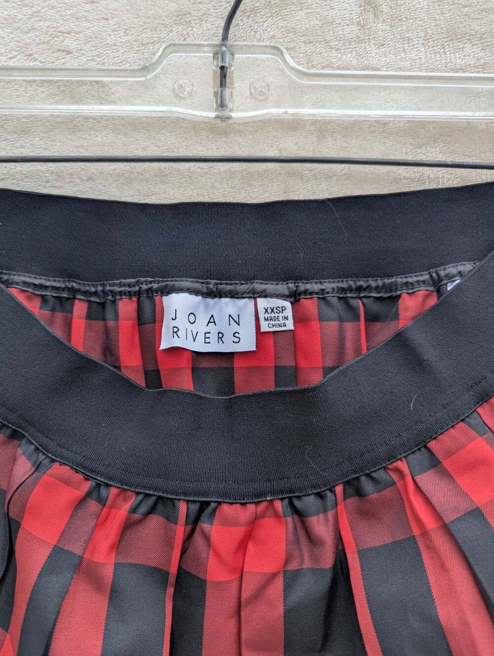 Joan Rivers Petite Holiday Plaid Taffeta Ball Skirt